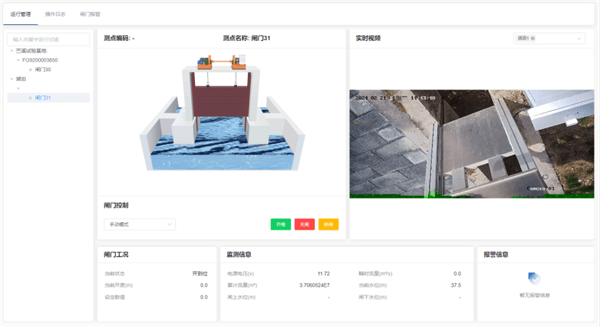 四信灌區(qū)信息化綜合管理平臺(tái)的智能閘門(mén)控制功能